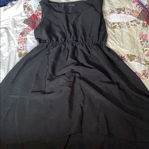 Black flowy high-low dress!